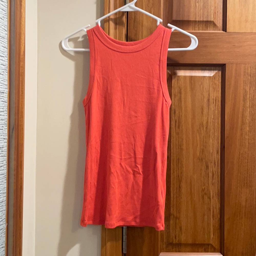 A New Day Slim Fit Tank Top Red Size Medium